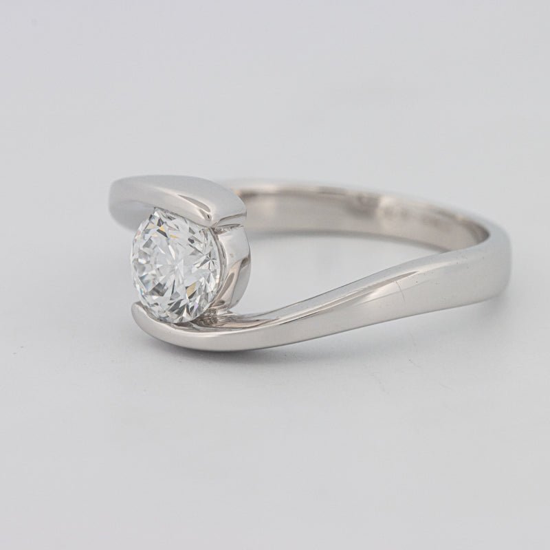 0.85 CT "Single Twist" Ring (LG) - ZIZOV DIAMONDS