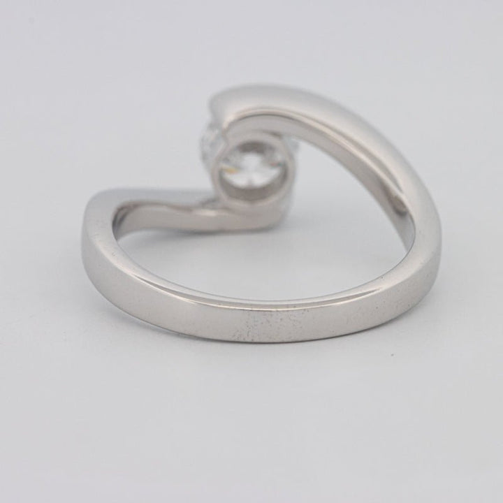 0.85 CT "Single Twist" Ring (LG) - ZIZOV DIAMONDS