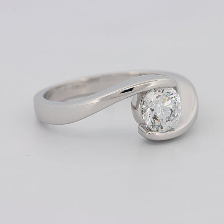 0.85 CT "Single Twist" Ring (LG) - ZIZOV DIAMONDS