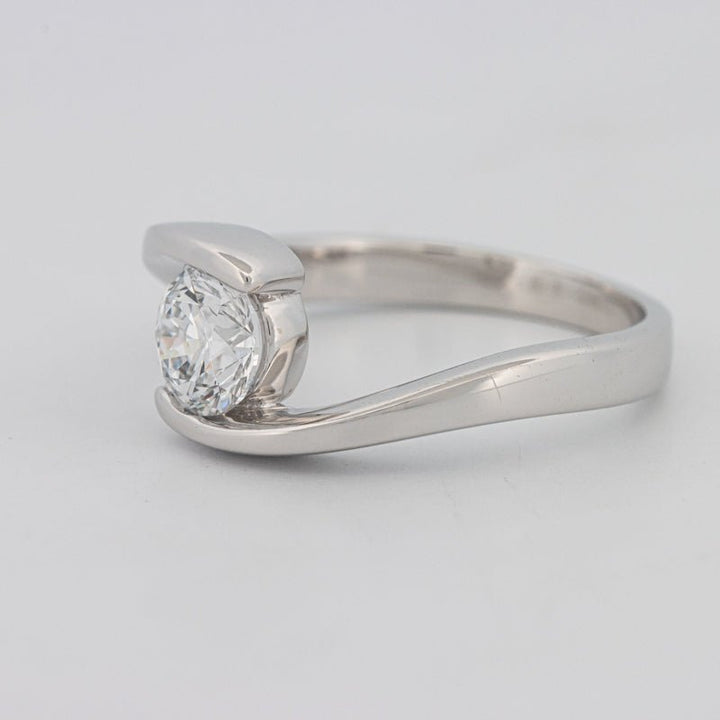 0.85 CT "Single Twist" Ring (LG) - ZIZOV DIAMONDS