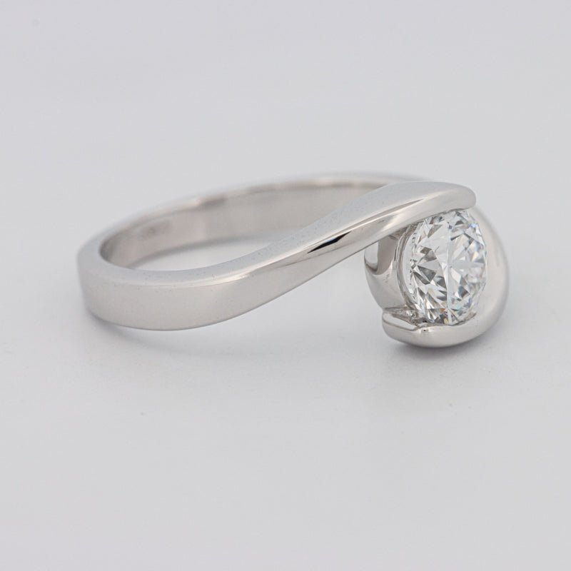 0.85 CT "Single Twist" Ring (LG) - ZIZOV DIAMONDS