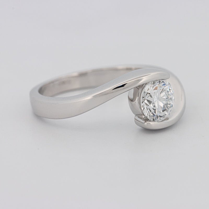 0.85 CT "Single Twist" Ring (LG) - ZIZOV DIAMONDS