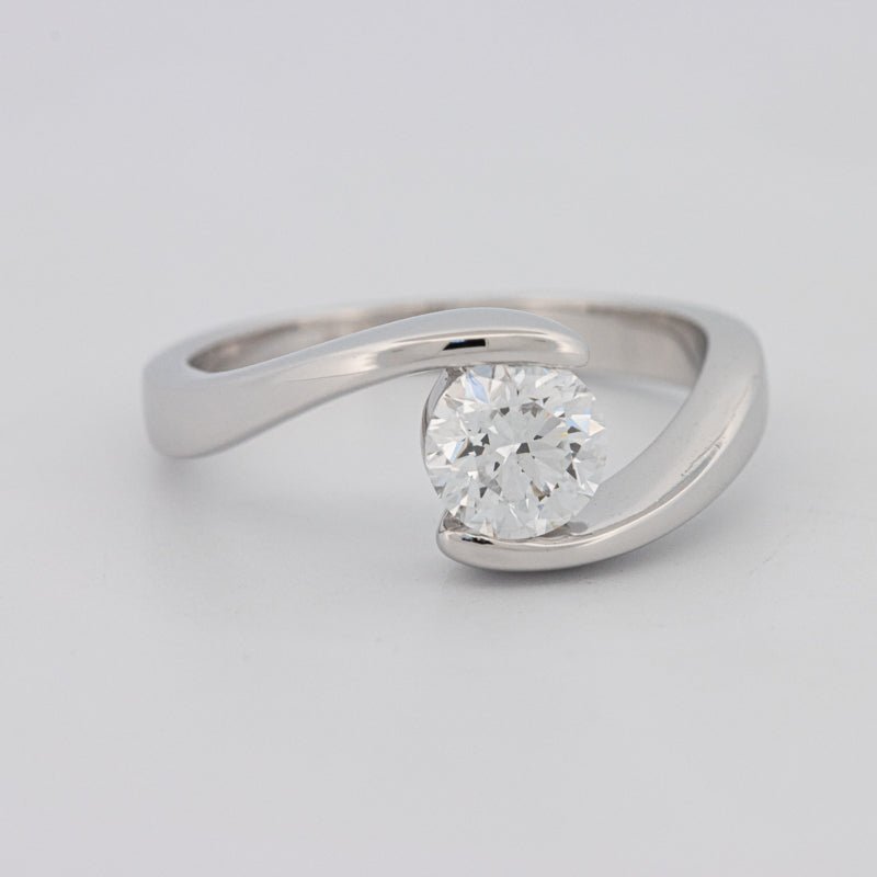 0.85 CT "Single Twist" Ring (LG) - ZIZOV DIAMONDS