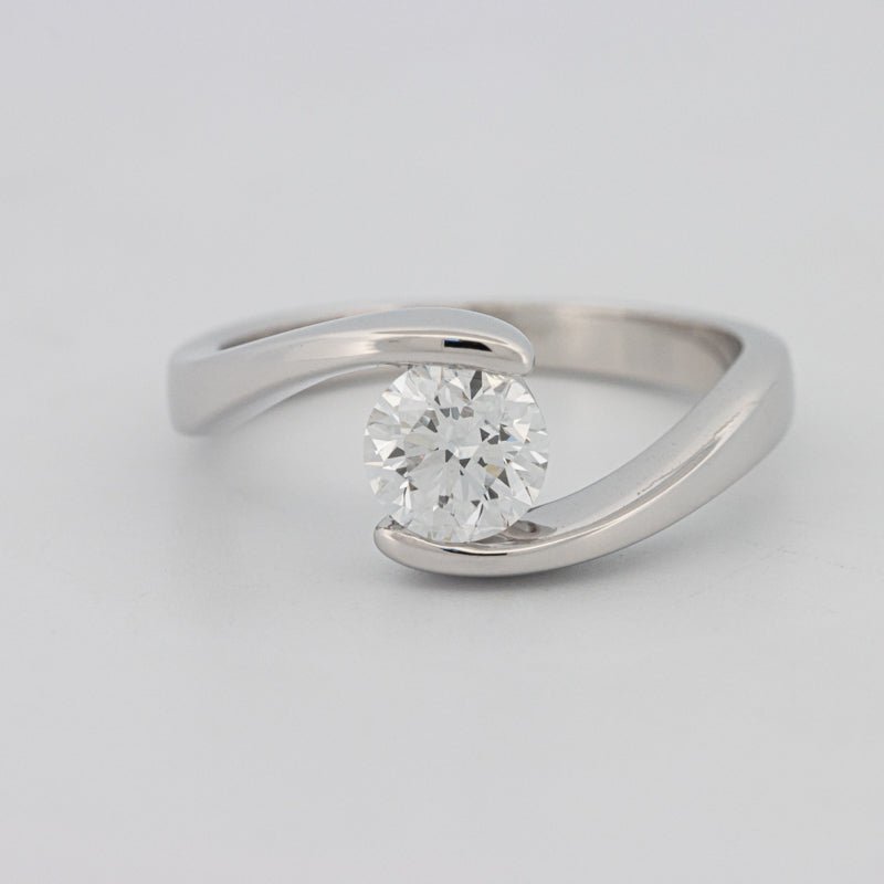 0.85 CT "Single Twist" Ring (LG) - ZIZOV DIAMONDS
