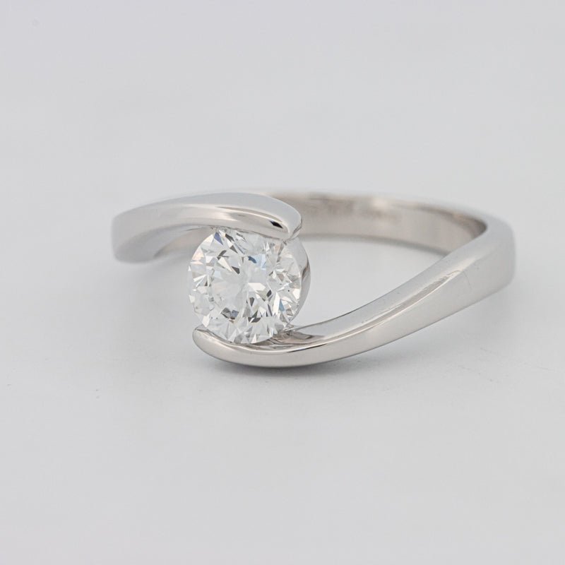 0.85 CT "Single Twist" Ring (LG) - ZIZOV DIAMONDS