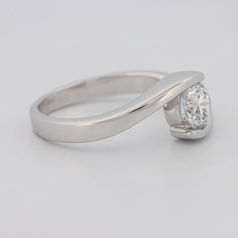 0.85 CT "Single Twist" Ring (LG) - ZIZOV DIAMONDS