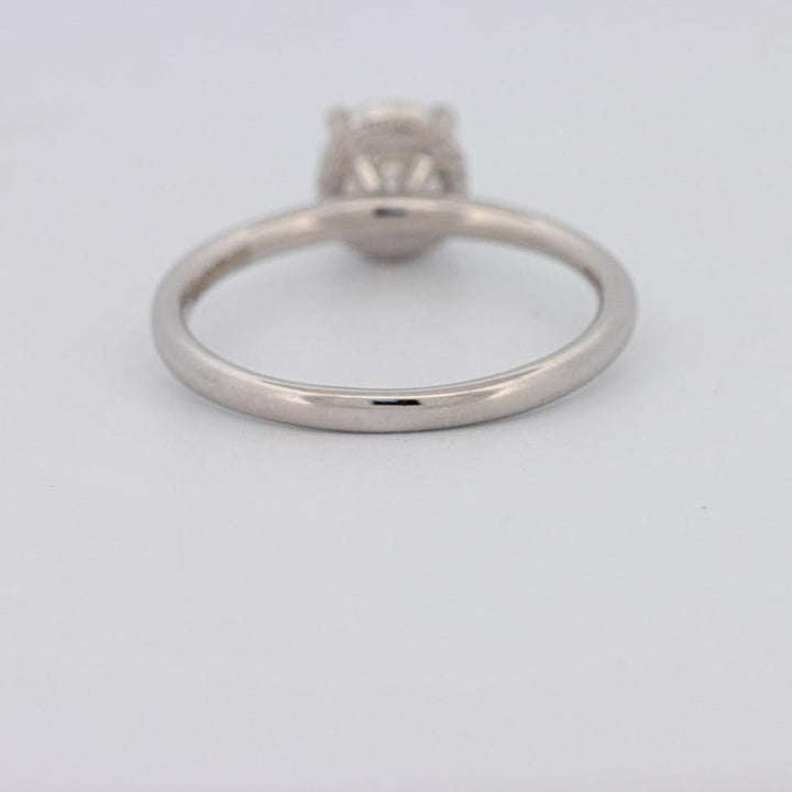 0.90 CT Under - Halo Round Solitaire - ZIZOV DIAMONDS
