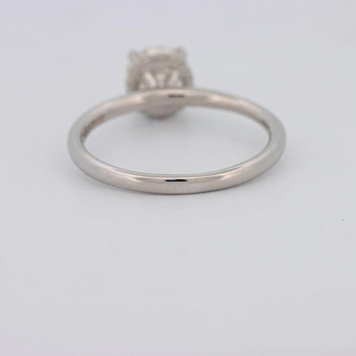 0.90 CT Under - Halo Round Solitaire - ZIZOV DIAMONDS