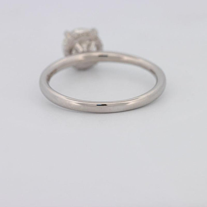 0.90 CT Under - Halo Round Solitaire - ZIZOV DIAMONDS