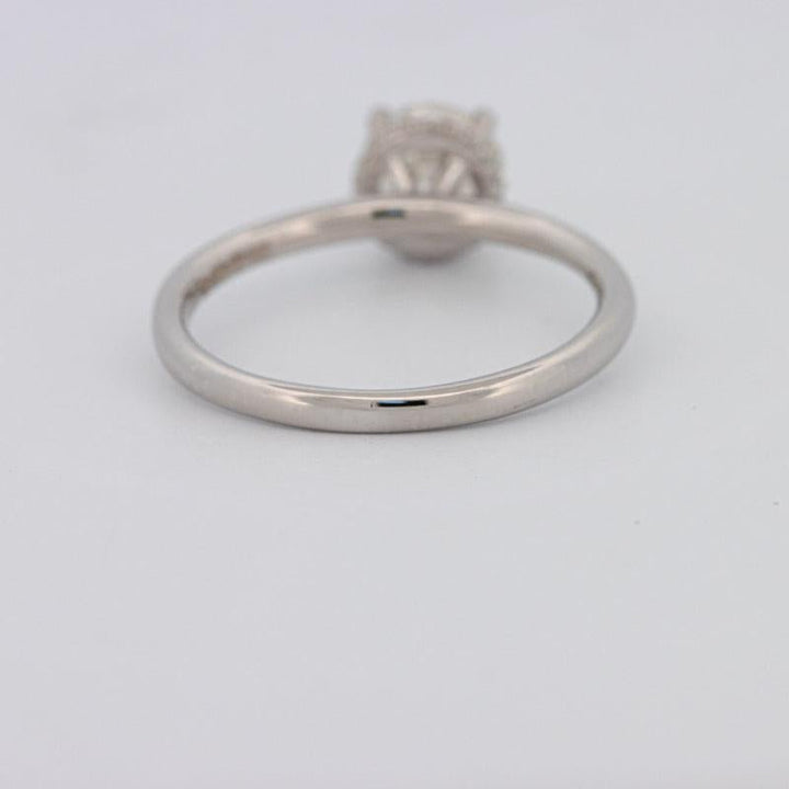 0.90 CT Under - Halo Round Solitaire - ZIZOV DIAMONDS