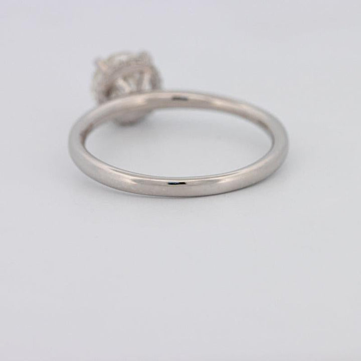 0.90 CT Under - Halo Round Solitaire - ZIZOV DIAMONDS