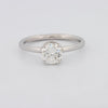 0.90 CT Under - Halo Round Solitaire - ZIZOV DIAMONDS