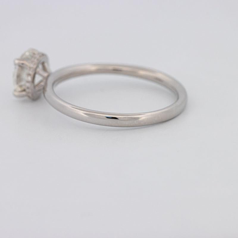 0.90 CT Under - Halo Round Solitaire - ZIZOV DIAMONDS