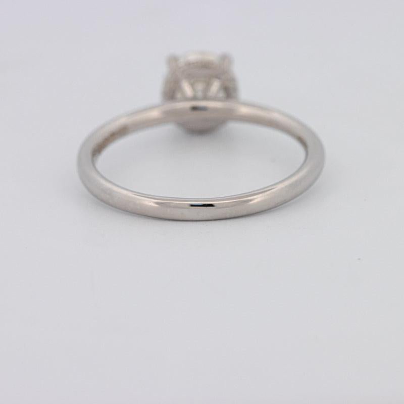 0.90 CT Under - Halo Round Solitaire - ZIZOV DIAMONDS