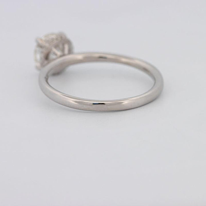 0.90 CT Under - Halo Round Solitaire - ZIZOV DIAMONDS