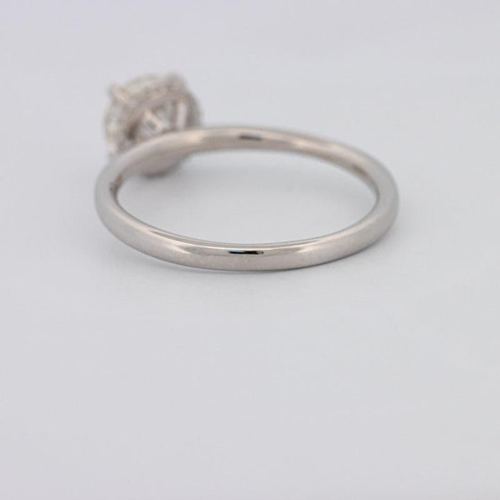 0.90 CT Under - Halo Round Solitaire - ZIZOV DIAMONDS