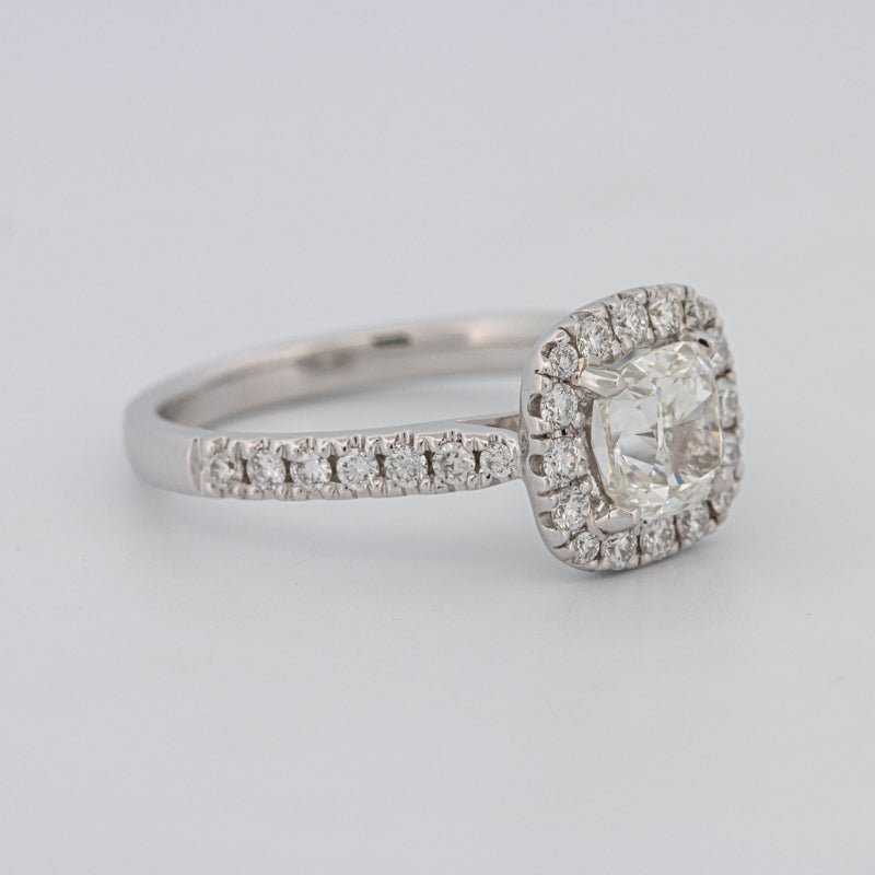 1 CT Cushion Cut Halo Solitaire - ZIZOV DIAMONDS