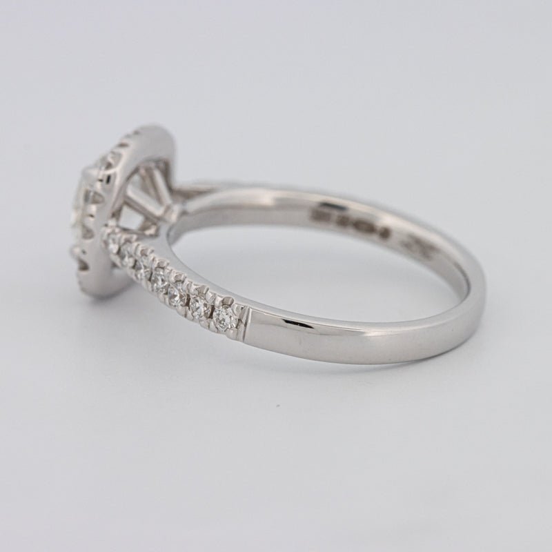 1 CT Cushion Cut Halo Solitaire - ZIZOV DIAMONDS