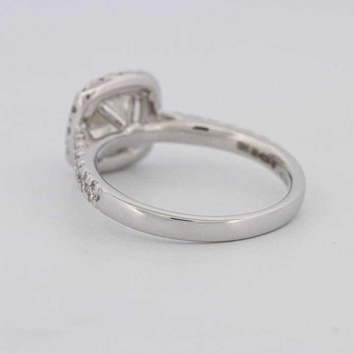 1 CT Cushion Cut Halo Solitaire - ZIZOV DIAMONDS