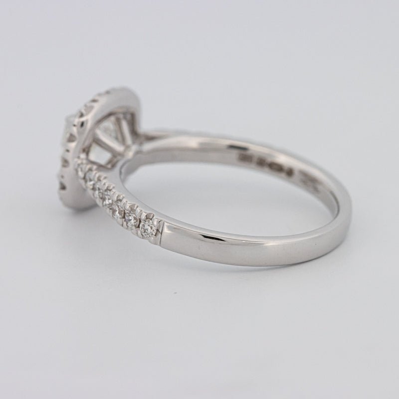 1 CT Cushion Cut Halo Solitaire - ZIZOV DIAMONDS