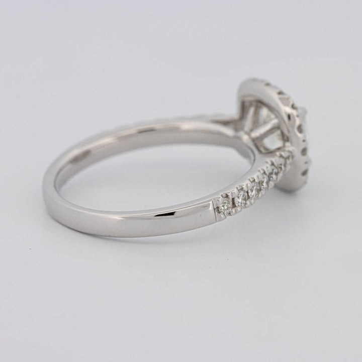 1 CT Cushion Cut Halo Solitaire - ZIZOV DIAMONDS