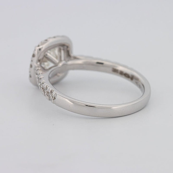 1 CT Cushion Cut Halo Solitaire - ZIZOV DIAMONDS