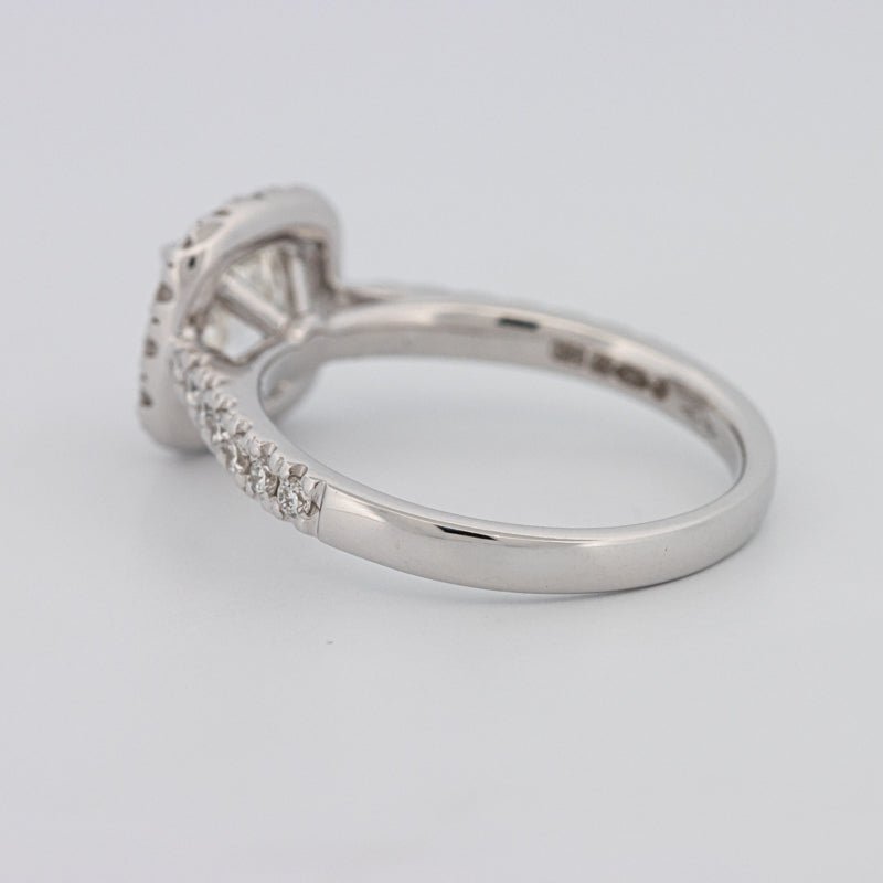 1 CT Cushion Cut Halo Solitaire - ZIZOV DIAMONDS