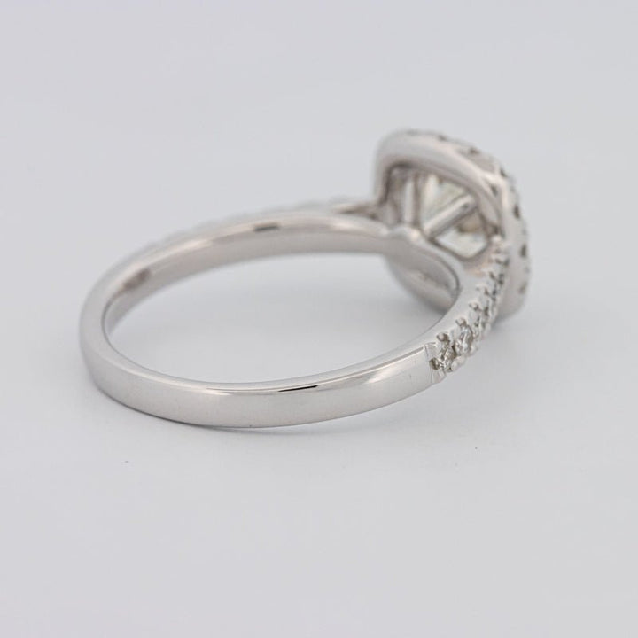 1 CT Cushion Cut Halo Solitaire - ZIZOV DIAMONDS