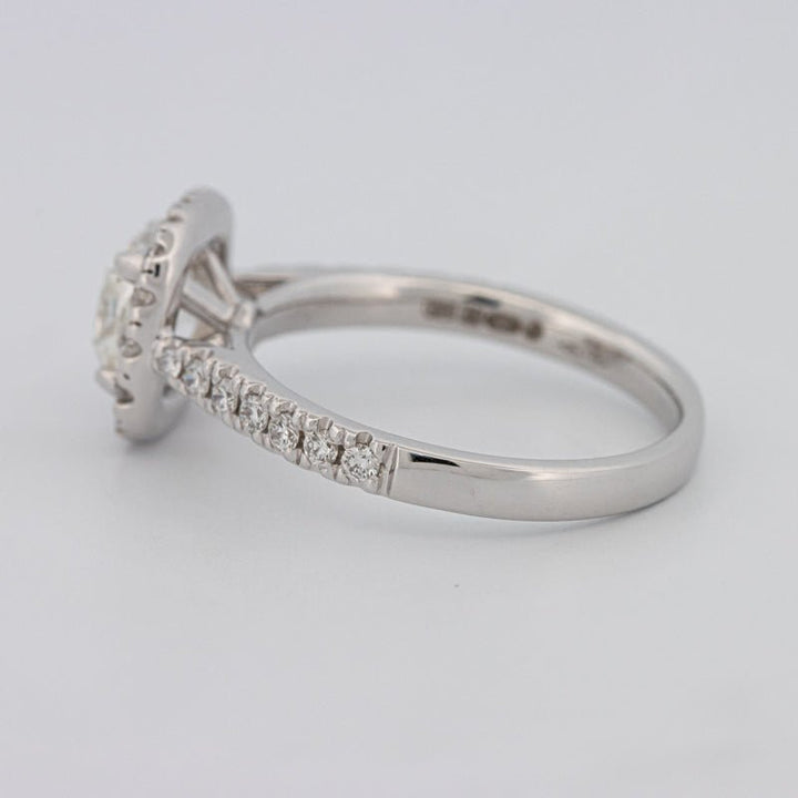 1 CT Cushion Cut Halo Solitaire - ZIZOV DIAMONDS