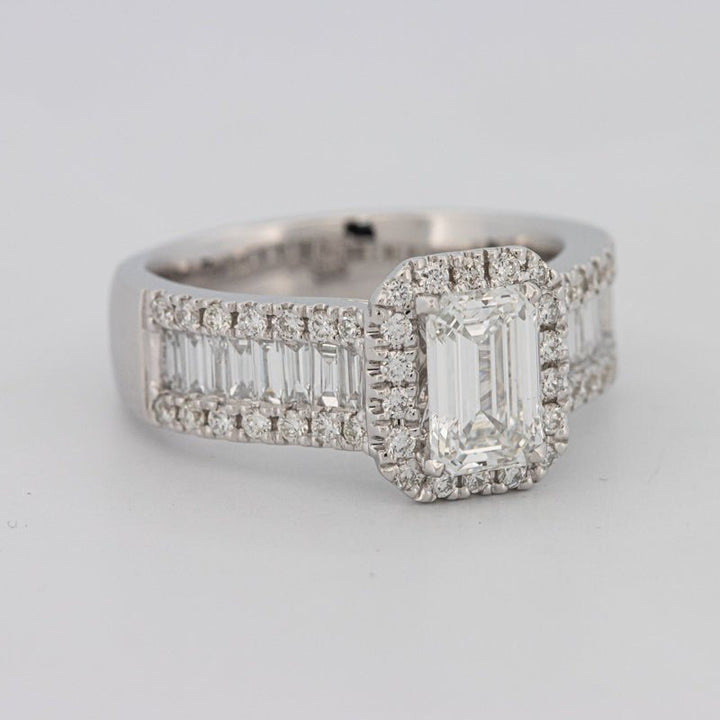 1 CT Emerald Cut Baguette Ring (LG) - ZIZOV DIAMONDS
