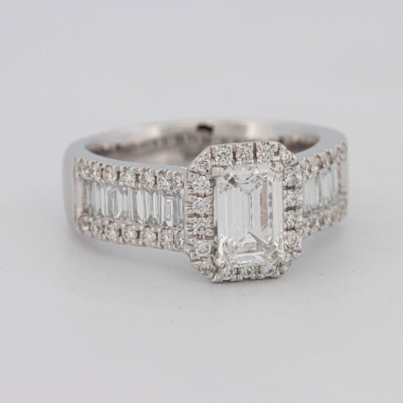 1 CT Emerald Cut Baguette Ring (LG) - ZIZOV DIAMONDS