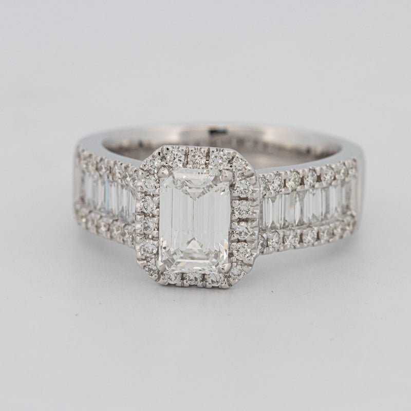 1 CT Emerald Cut Baguette Ring (LG) - ZIZOV DIAMONDS
