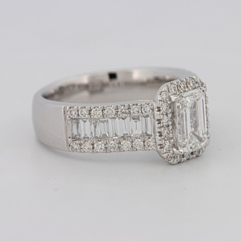 1 CT Emerald Cut Baguette Ring (LG) - ZIZOV DIAMONDS