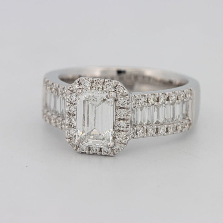 1 CT Emerald Cut Baguette Ring (LG) - ZIZOV DIAMONDS