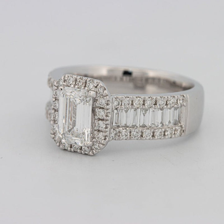1 CT Emerald Cut Baguette Ring (LG) - ZIZOV DIAMONDS