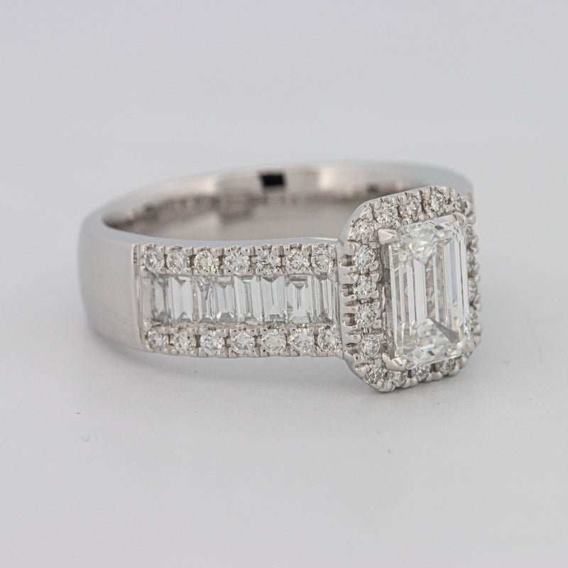 1 CT Emerald Cut Baguette Ring (LG) - ZIZOV DIAMONDS