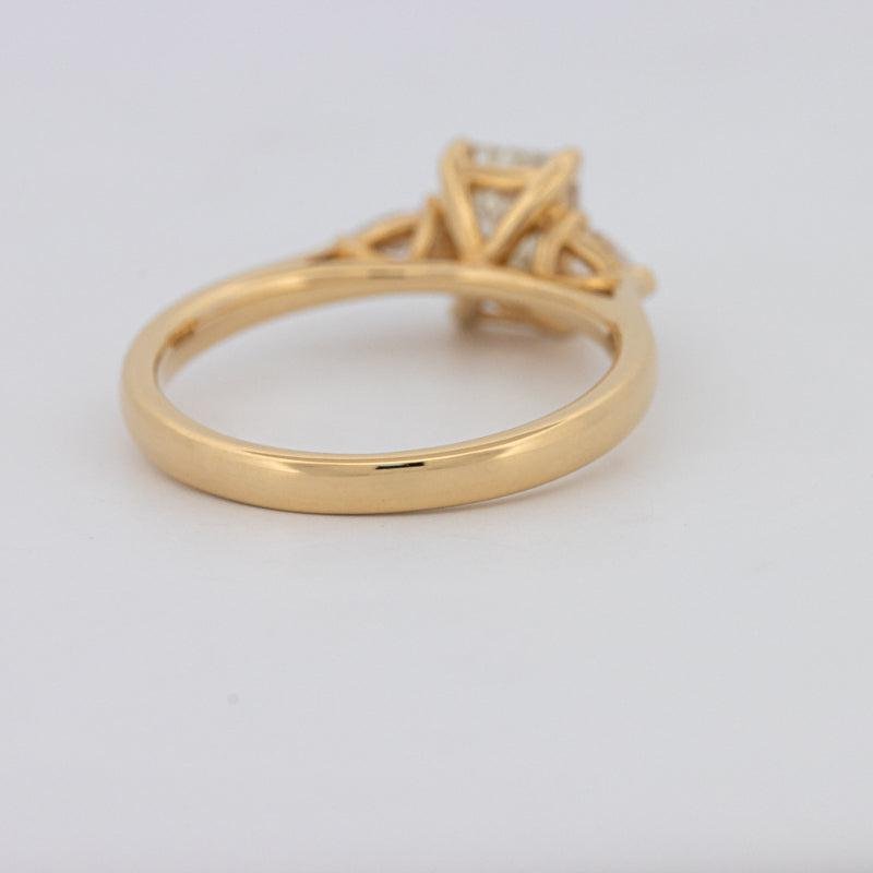 1 CT Emerald Cut Trilogy Ring - ZIZOV DIAMONDS