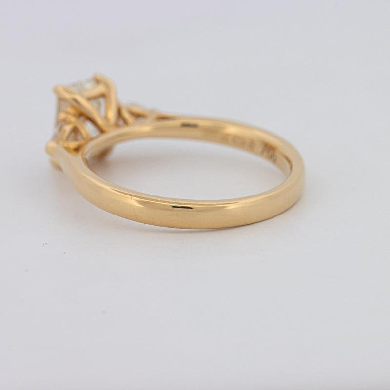 1 CT Emerald Cut Trilogy Ring - ZIZOV DIAMONDS