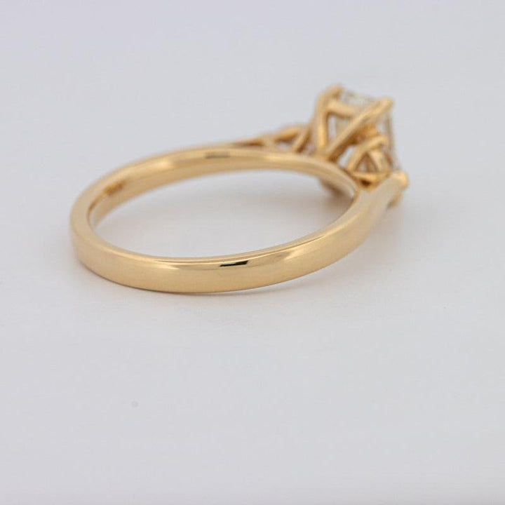 1 CT Emerald Cut Trilogy Ring - ZIZOV DIAMONDS