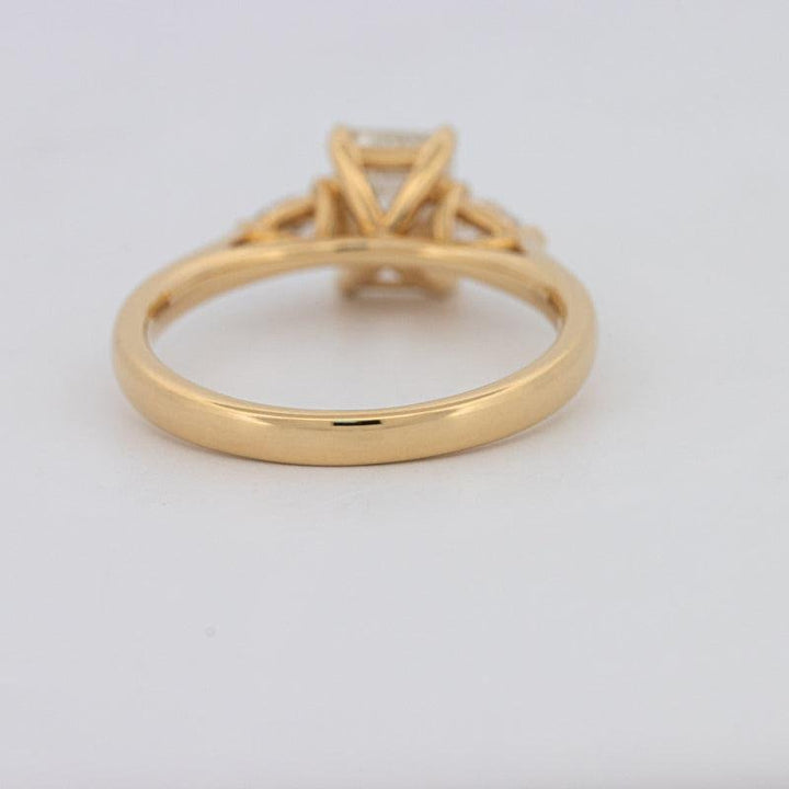 1 CT Emerald Cut Trilogy Ring - ZIZOV DIAMONDS