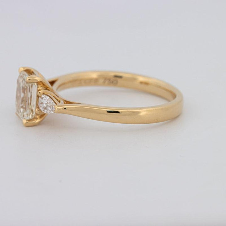 1 CT Emerald Cut Trilogy Ring - ZIZOV DIAMONDS