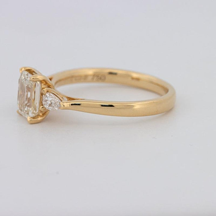 1 CT Emerald Cut Trilogy Ring - ZIZOV DIAMONDS
