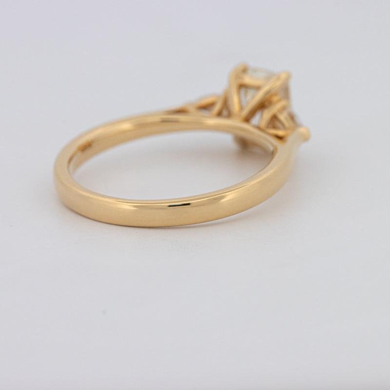 1 CT Emerald Cut Trilogy Ring - ZIZOV DIAMONDS