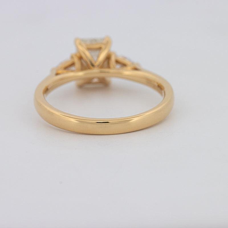 1 CT Emerald Cut Trilogy Ring - ZIZOV DIAMONDS