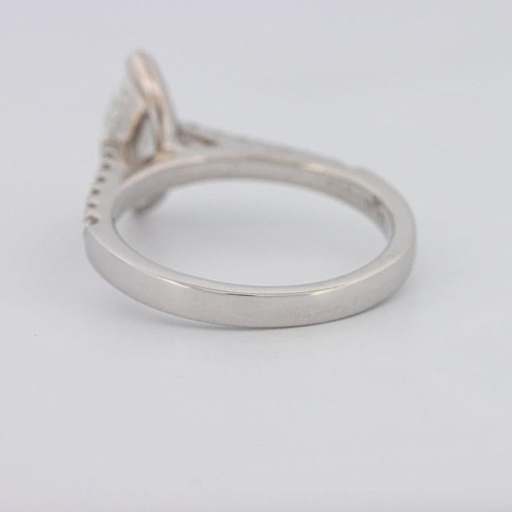 1 CT Marquise Solitaire Pavé Ring - ZIZOV DIAMONDS