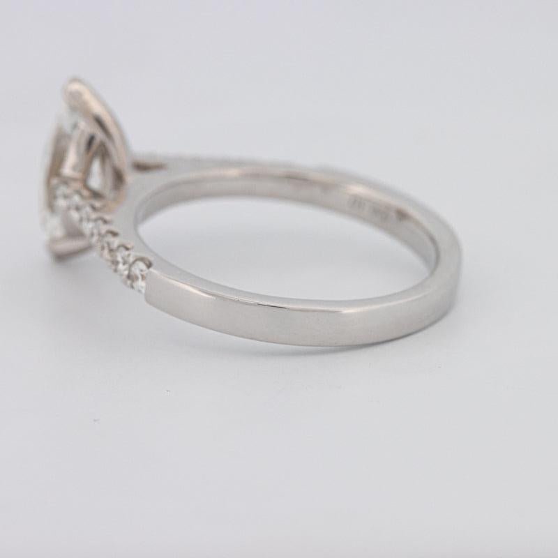 1 CT Marquise Solitaire Pavé Ring - ZIZOV DIAMONDS
