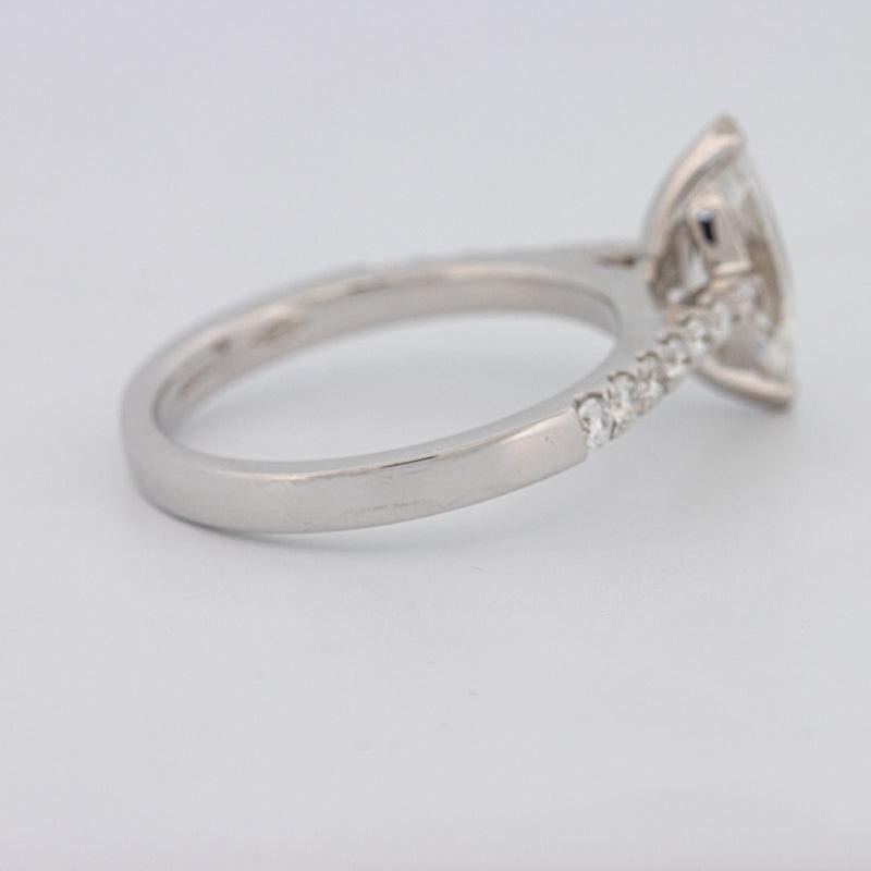 1 CT Marquise Solitaire Pavé Ring - ZIZOV DIAMONDS