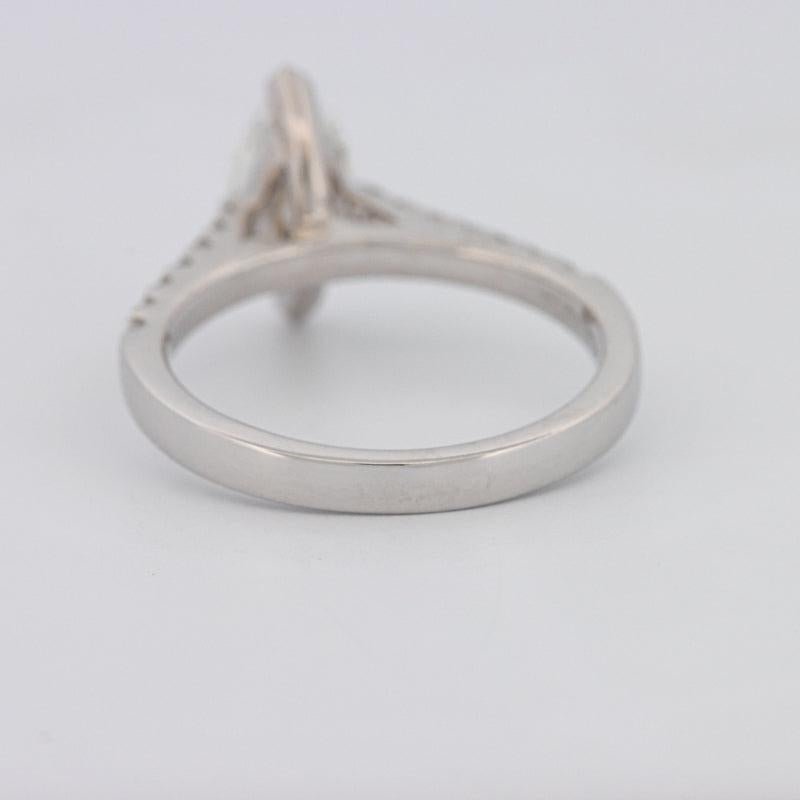 1 CT Marquise Solitaire Pavé Ring - ZIZOV DIAMONDS