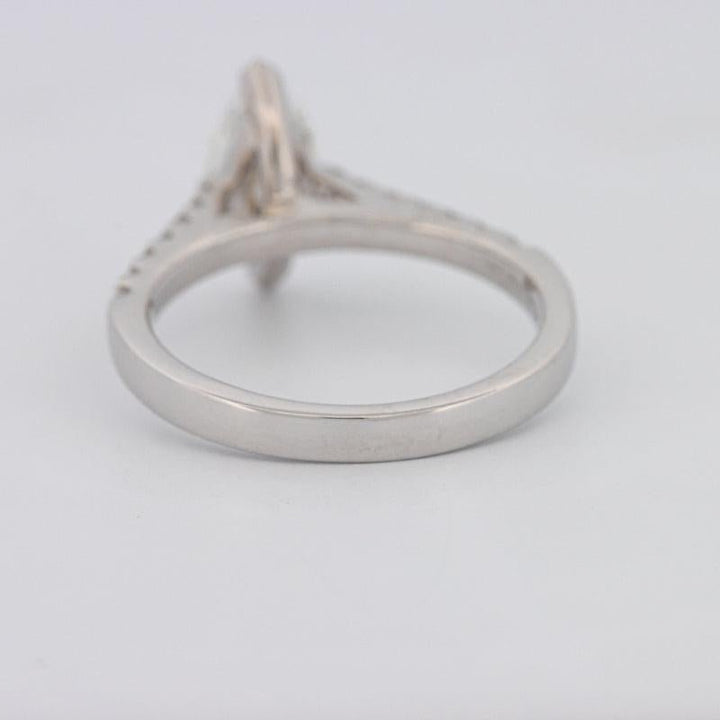 1 CT Marquise Solitaire Pavé Ring - ZIZOV DIAMONDS