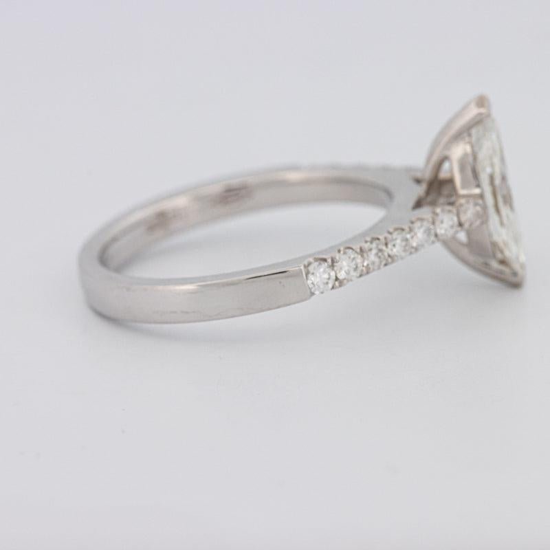 1 CT Marquise Solitaire Pavé Ring - ZIZOV DIAMONDS